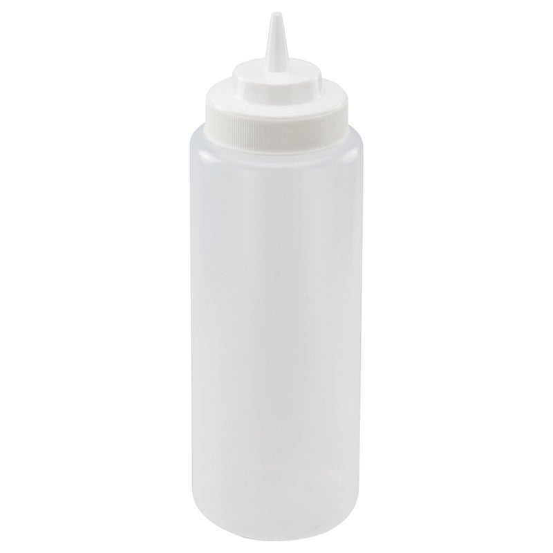 Winco Chocolatier's Wide Mouth Squeeze Bottles for Chocolate, 32 Ounce, 6 Pack